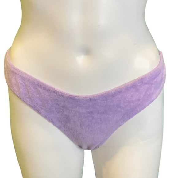 NWT Zimmerman Lilac Terry Cloth Bikini Bottom - Sz 6-8 - Picture 3 of 6